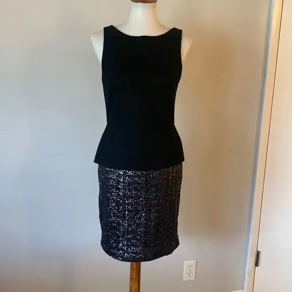 bailey 44 sequin dress NWT Bailey 44 Sequin Black/ White Dress, Size M